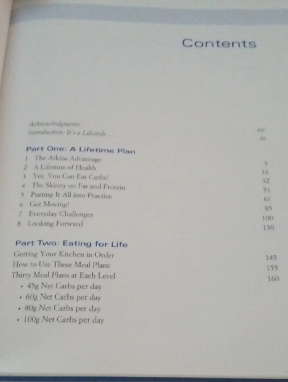 Book: Health & Cookbook Atkins for Life #1 NY Times